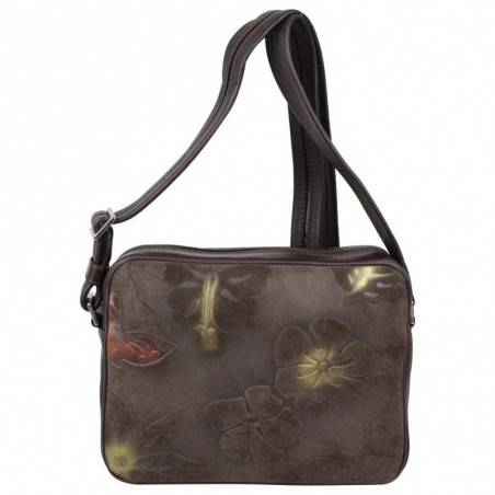 Sac bandoulière cuir motif fleurs et papillons BAMBOO A DÉCOUVRIR ! - 1