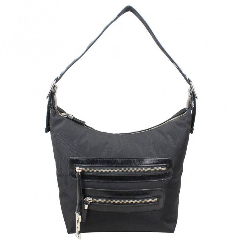 Sac épaule seau incurvé toile déco zip Elle ELLE - 1 Sac épaule seau incurvé toile déco zip Elle ELLE - 1