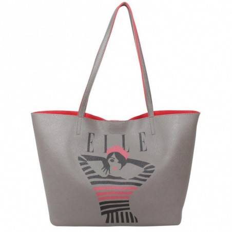 Sac à main épaule shopping marine et blanc de marque Elle Matelot Tote ELLE - 5