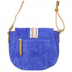 Sac à rabat bande déco toile délavée FUCHSIA Milli FUCHSIA - 12 Sac à rabat bande déco toile délavée FUCHSIA Milli FUCHSIA - 12