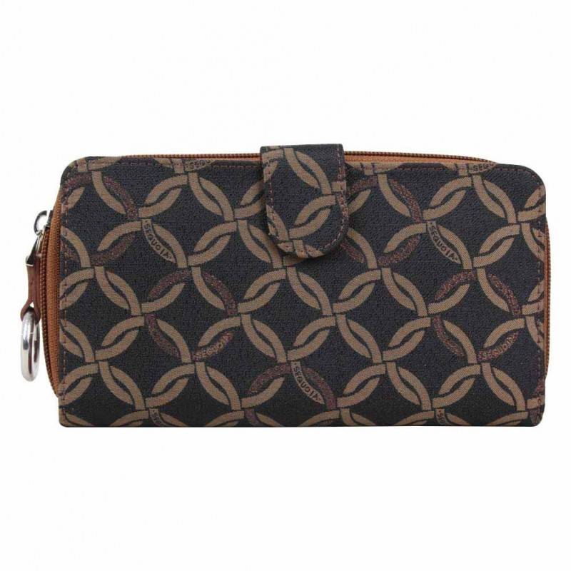 Grand porte monnaie zip toile Sequoia S11-015 BI SEQUOIA - 1 Grand porte monnaie zip toile Sequoia S11-015 BI SEQUOIA - 1