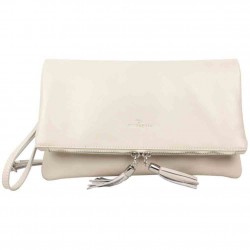Sac en cuir souple Bruno Rossi Z à rabat beige Bruno Rossi - 1 Sac en cuir souple Bruno Rossi Z à rabat beige Bruno Rossi - 1