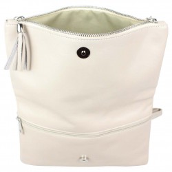 Sac en cuir souple Bruno Rossi Z à rabat beige Bruno Rossi - 2 Sac en cuir souple Bruno Rossi Z à rabat beige Bruno Rossi - 2