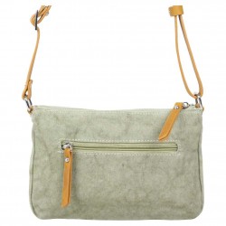 Petit sac bandoulière FUCHSIA Milli bande toile délavée vert FUCHSIA - 2