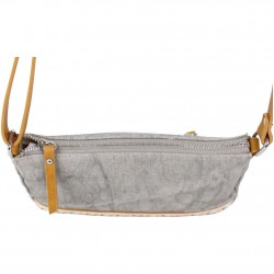 Petit sac bandoulière bande toile délavée FUCHSIA Milli gris FUCHSIA - 2 Petit sac bandoulière bande toile délavée FUCHSIA Milli gris FUCHSIA - 2