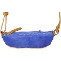 Petit sac bandoulière FUCHSIA Milli bande toile délavée bleu FUCHSIA - 3 Petit sac bandoulière FUCHSIA Milli bande toile délavée bleu FUCHSIA - 3