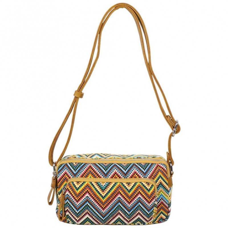 Sac reporter bandoulière motif imprimé Zig Zag FUCHSIA S FUCHSIA - 1 Sac reporter bandoulière motif imprimé Zig Zag FUCHSIA S FUCHSIA - 1