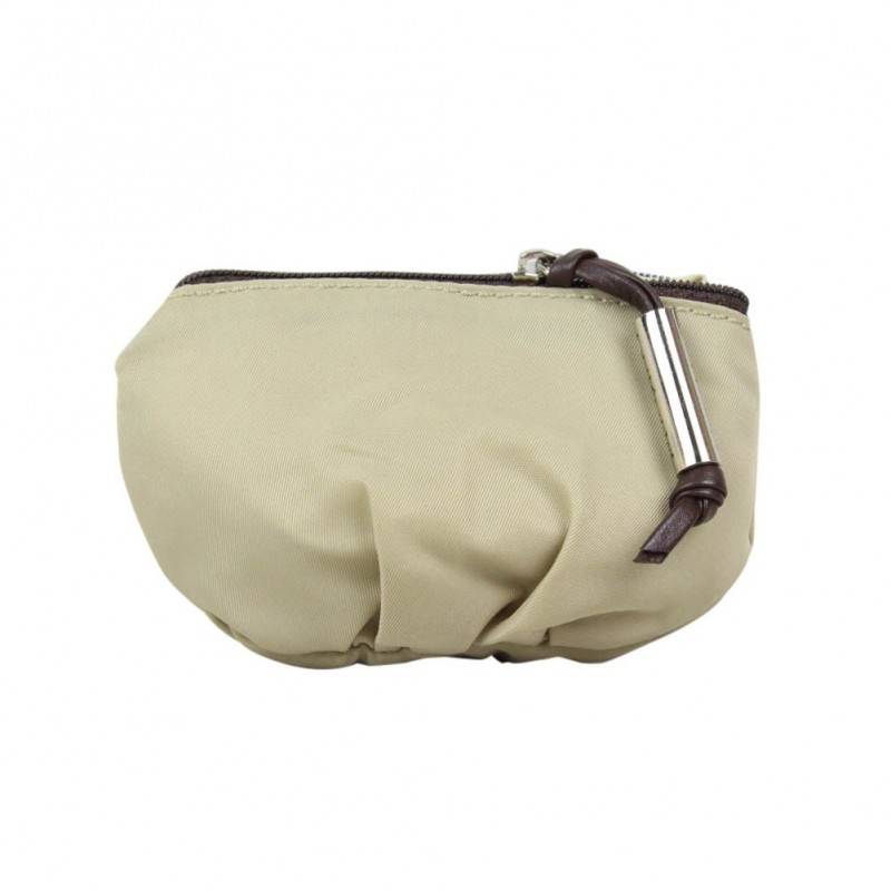 Porte monnaie bourse Texier nylon souple beige TEXIER - 1 Porte monnaie bourse Texier nylon souple beige TEXIER - 1
