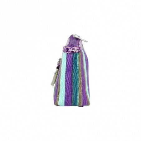 Petit porte monnaie bourse motif raie FUCHSIA violet FUCHSIA - 2