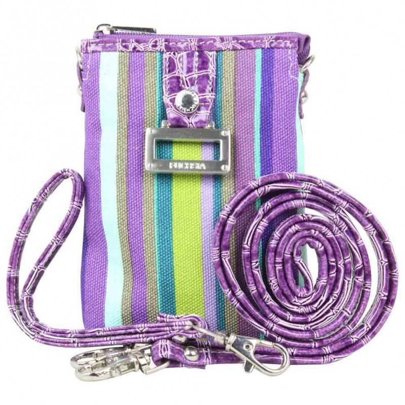 Mini sac bandoulière motif raie FUCHSIA XS violet FUCHSIA - 1 Mini sac bandoulière motif raie FUCHSIA XS violet FUCHSIA - 1