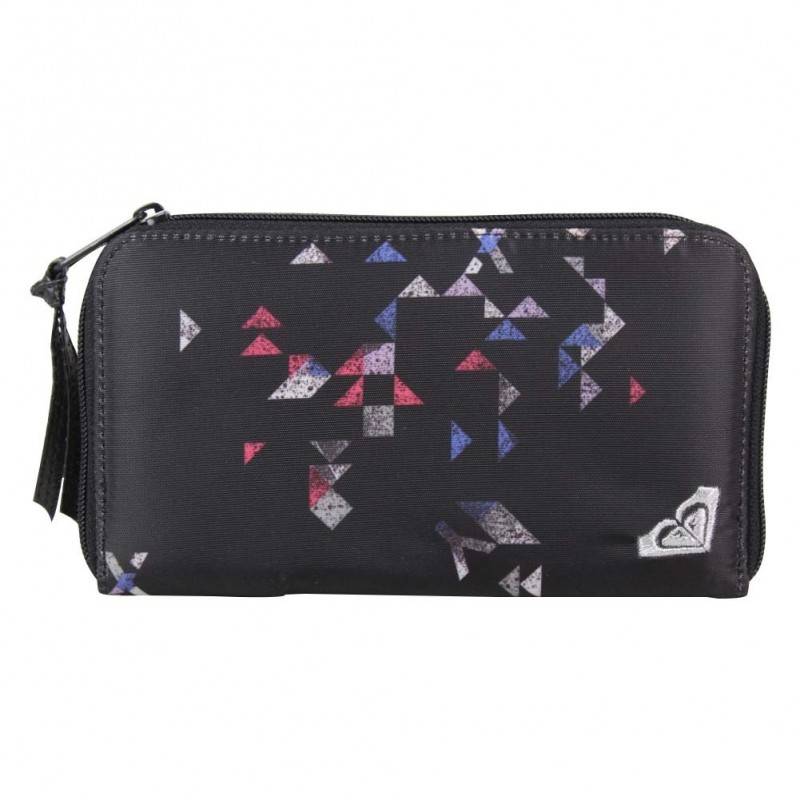 Portefeuille ultra plat en toile motif imprimé Roxy True ROXY - 1 Portefeuille ultra plat en toile motif imprimé Roxy True ROXY - 1