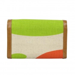Porte monnaie Patrick Blanc motif imprimé gros rond ovale PATRICK BLANC - 3 Porte monnaie Patrick Blanc motif imprimé gros rond ovale PATRICK BLANC - 3