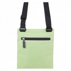 Pochette bandoulière toile nylon ultra plat Duolynx vert DUOLYNX - 3