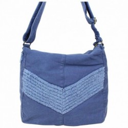 Sac épaule Esprit toile souple V bleu ESPRIT - 2