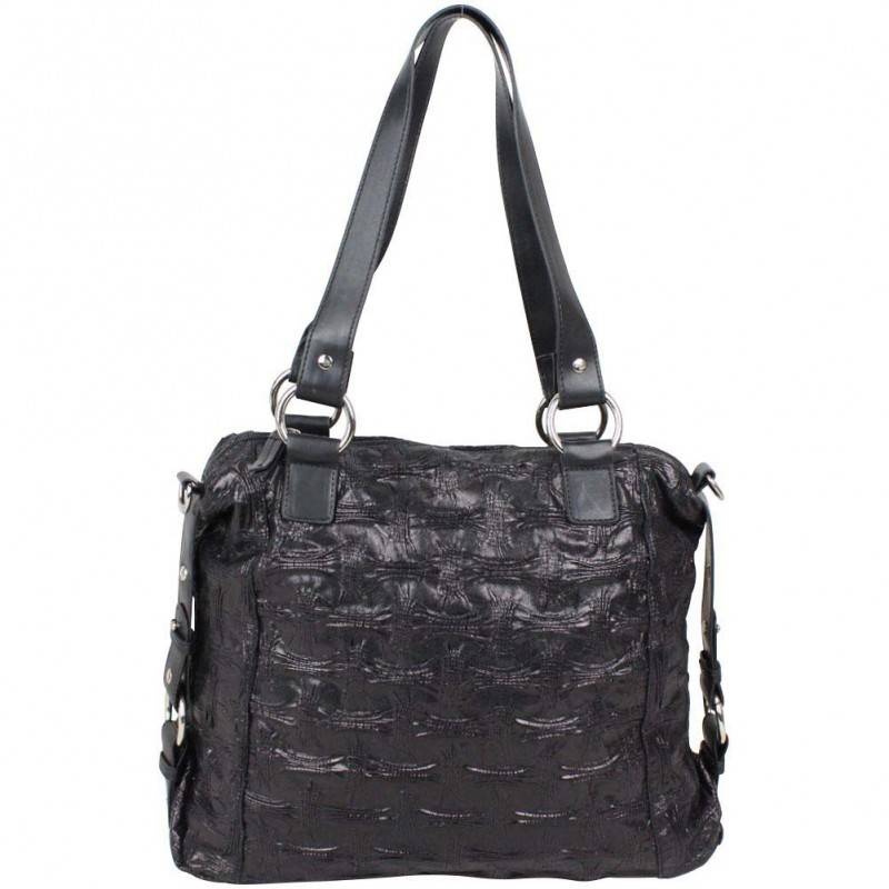 Sac cabas Arthur et Aston effet vieilli froissé noir ARTHUR & ASTON - 1 Sac cabas Arthur et Aston effet vieilli froissé noir ARTHUR & ASTON - 1