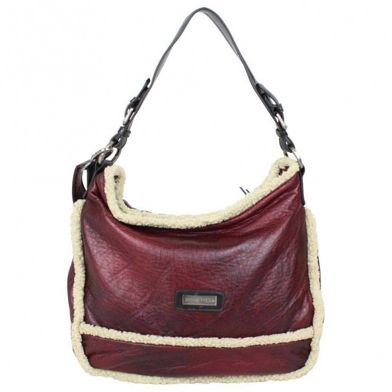 Sac bandoulière Patrick Blanc effet fourrure 504032 PATRICK BLANC - 1 Sac bandoulière Patrick Blanc effet fourrure 504032 PATRICK BLANC - 1