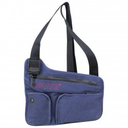 Pochette bandoulière extra plat toile Levi's bleu denim LEVI'S - 1 Pochette bandoulière extra plat toile Levi's bleu denim LEVI'S - 1