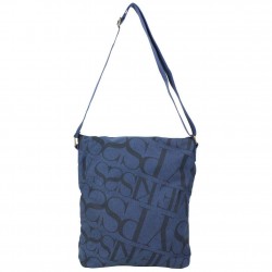 Sac bandoulière Kiss Me Psssy motif imprimé bleu A DÉCOUVRIR ! - 4