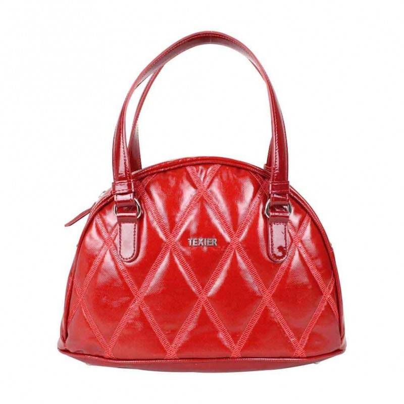 Sac à main demi rond verni Texier fabrication France TEXIER - 1 Sac à main demi rond verni Texier fabrication France TEXIER - 1