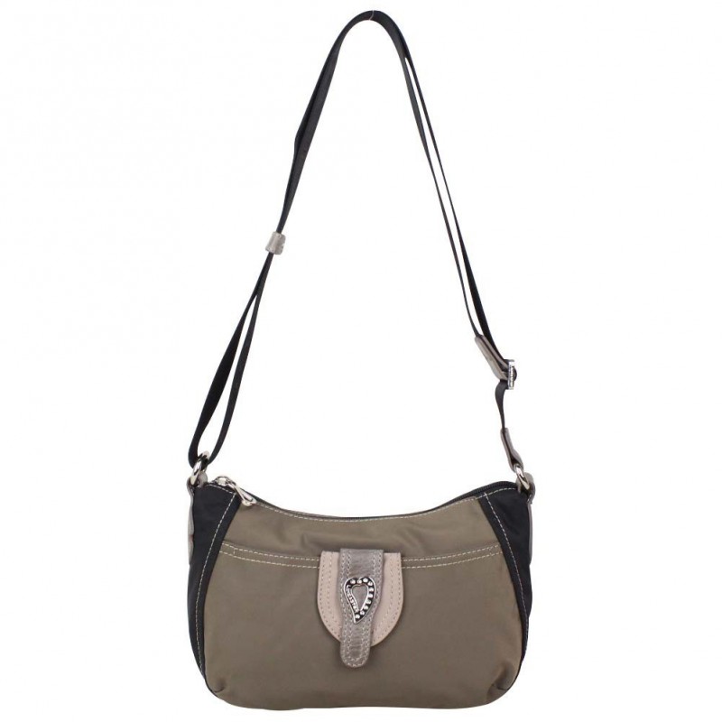 Petit sac bandoulière Lancaster toile ultra léger tricolore Petit sac bandoulière Lancaster toile ultra léger tricolore