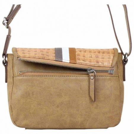 Petit sac marron Patrick Blanc avec 3 rabats interchangeables PATRICK BLANC - 6