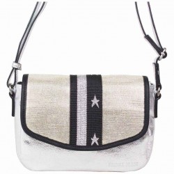 Petit sac argent Patrick Blanc avec 3 rabats interchangeables PATRICK BLANC - 4