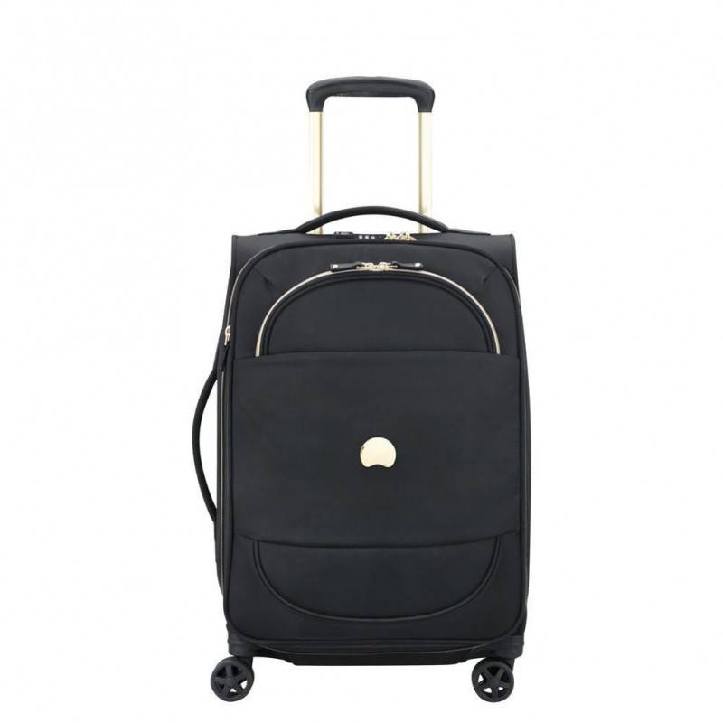 Valise cabine trolley Delsey Montrouge extensible toile noire DELSEY - 1 Valise cabine trolley Delsey Montrouge extensible toile noire DELSEY - 1