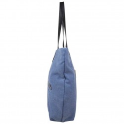 Sac cabas logo Les Tropéziennes toile effet délavée bleue LES TROPÉZIENNES - 2 Sac cabas logo Les Tropéziennes toile effet délavée bleue LES TROPÉZIENNES - 2