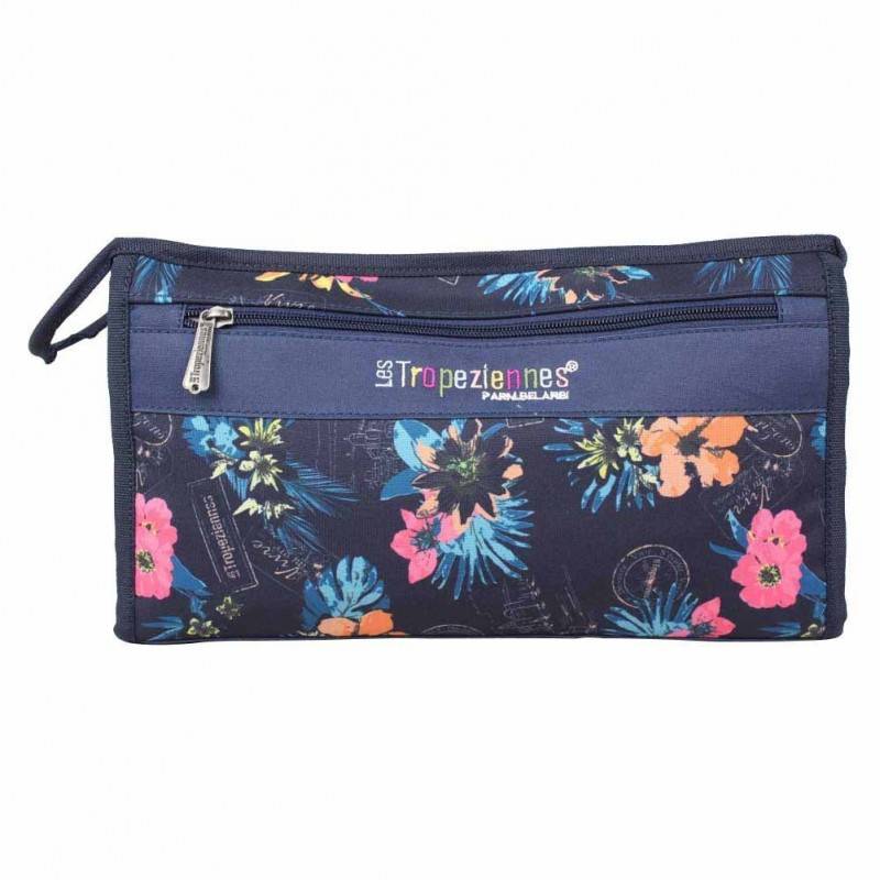 Trousse de toilette Les Tropéziennes Valras bleu fleur Trousse de toilette Les Tropéziennes Valras bleu fleur