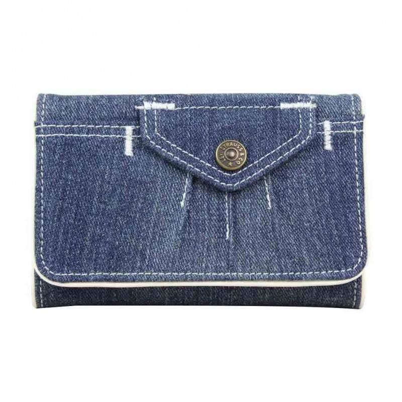 Porte monnaie toile forme poche Levi's Bleu jean blanc LEVI'S - 1 Porte monnaie toile forme poche Levi's Bleu jean blanc LEVI'S - 1