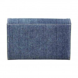 Porte monnaie toile forme poche Levi's Bleu jean blanc LEVI'S - 3 Porte monnaie toile forme poche Levi's Bleu jean blanc LEVI'S - 3