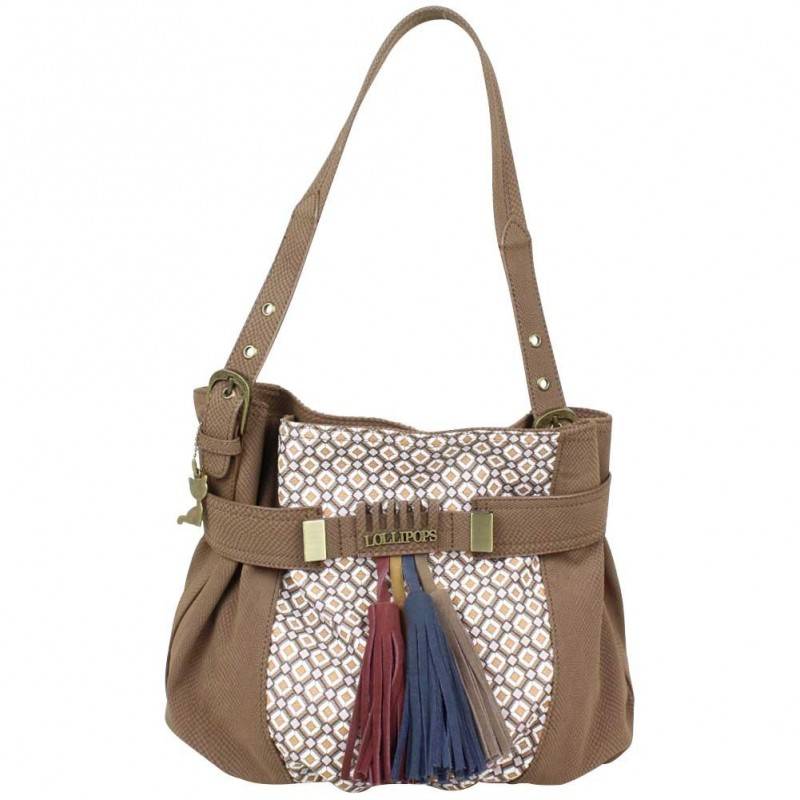 Sac Lollipops bourse motif effet python pompons Zele LOLLIPOPS - 1 Sac Lollipops bourse motif effet python pompons Zele LOLLIPOPS - 1