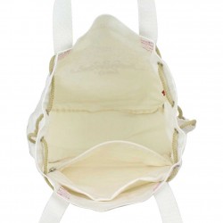 Sac épaule déco cordon toile coton Levi's beige LEVI'S - 3