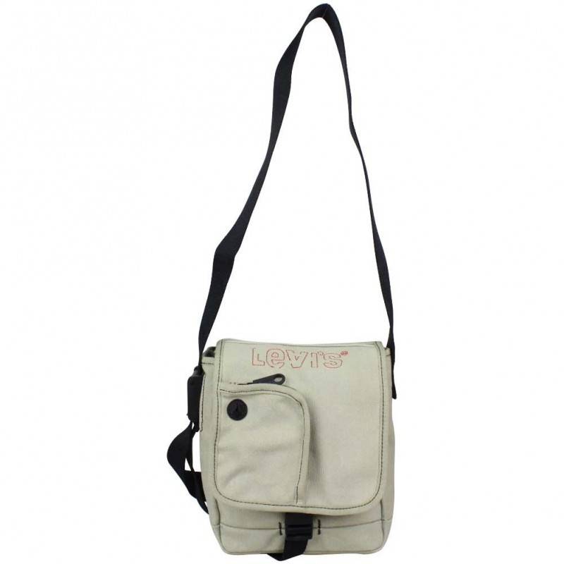 Pochette besace bandoulière Levi's toile beige LEVI'S - 1 Pochette besace bandoulière Levi's toile beige LEVI'S - 1