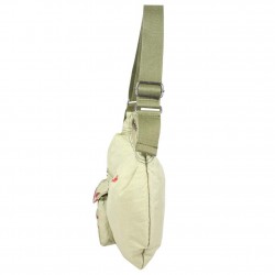 Sac extra plat demi lune toile nylon Levi's beige Rank LEVI'S - 2