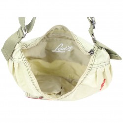 Sac extra plat demi lune toile nylon Levi's beige Rank LEVI'S - 3