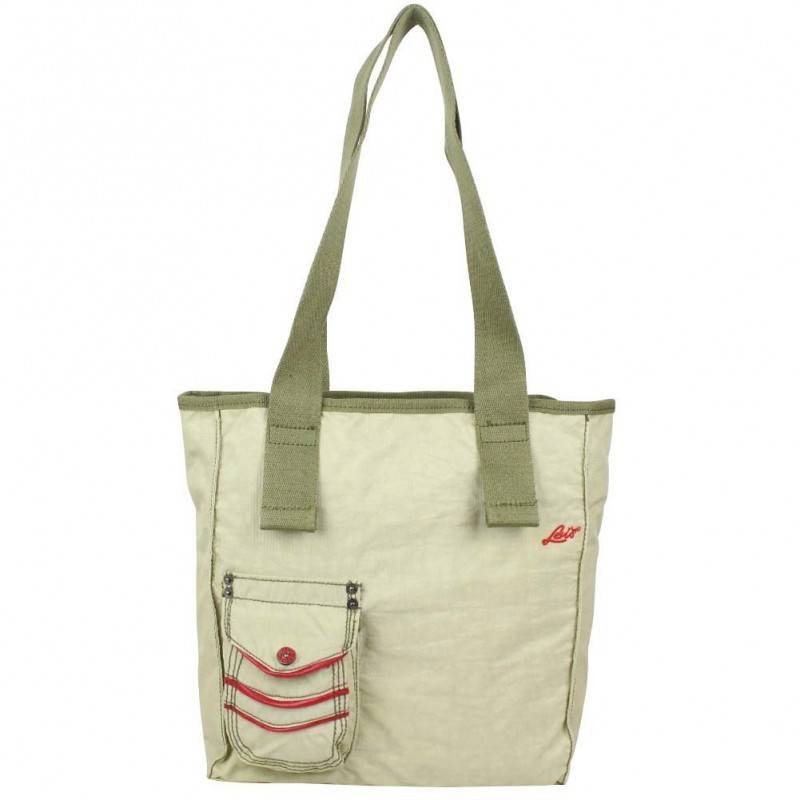 Sac cabas toile nylon Levi's beige Rank LEVI'S - 1