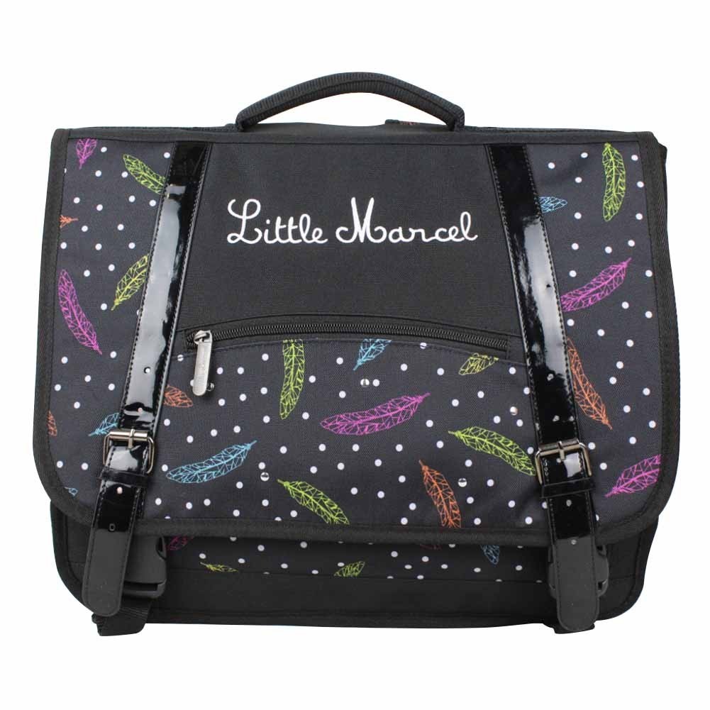 Cartable Little Marcel damier multicolore PATCH LITTLE MARCEL - 1