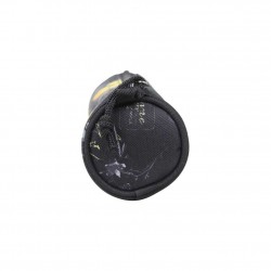 Trousse Les Tropéziennes ronde déco motif fleur Wissant Noir LES TROPÉZIENNES - 3 Trousse Les Tropéziennes ronde déco motif fleur Wissant Noir LES TROPÉZIENNES - 3