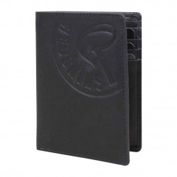 Portefeuille Redskins cuir effet patiné logo rond Noir REDSKINS - 1 Portefeuille Redskins cuir effet patiné logo rond Noir REDSKINS - 1