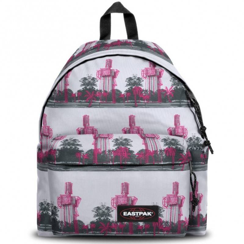 verslag doen van Optimisme Ale Sac à dos Eastpak EK620 65T gris motif building rose Urban