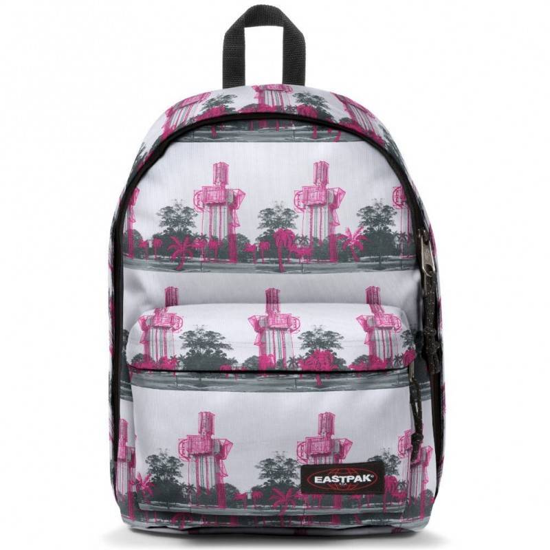 Sac à dos Eastpak motif building rose EK767 65T Urban Sac à dos Eastpak motif building rose EK767 65T Urban