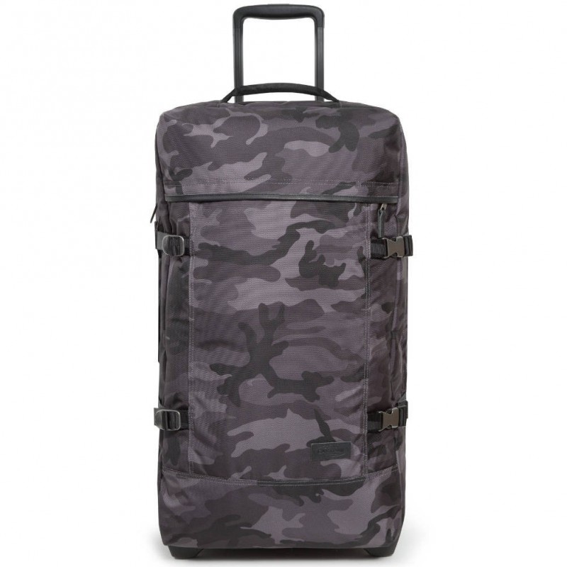 Sac de voyage avec roues EASTPAK EK63L 65R Constructed Cam Tranverz L gris militaire motif imprimé Sac de voyage avec roues EASTPAK EK63L 65R Constructed Cam Tranverz L gris militaire motif imprimé
