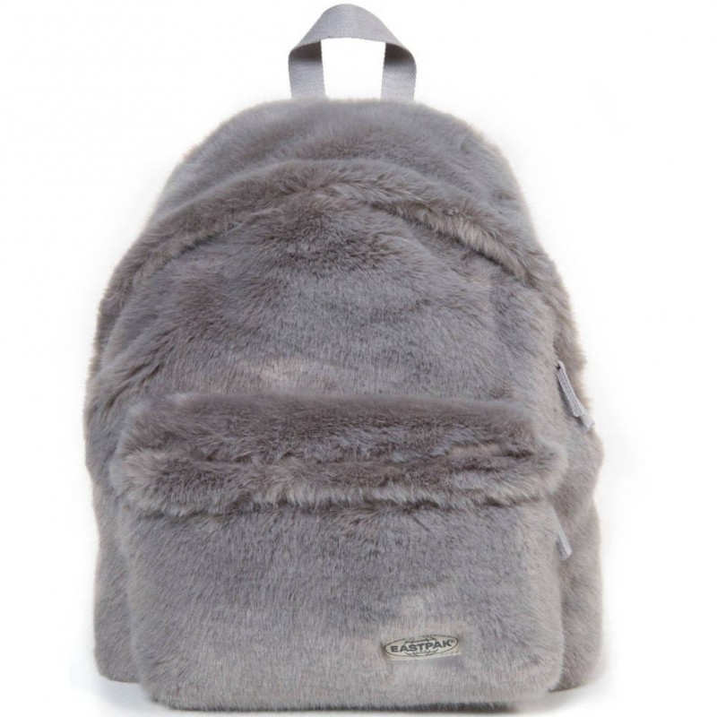 Sac à dos gris fourrure Eastpak Padded Pak'r EK620 11U Grey Fur Sac à dos gris fourrure Eastpak Padded Pak'r EK620 11U Grey Fur