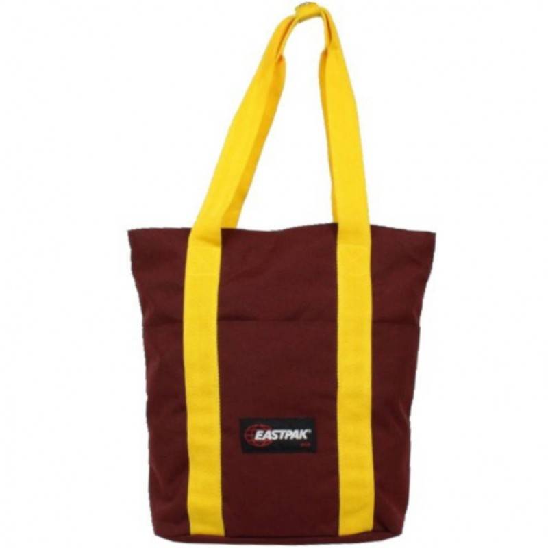 Sac cabas Eastpak Shopper EK527 uni bordeaux jaune EASTPAK - 1