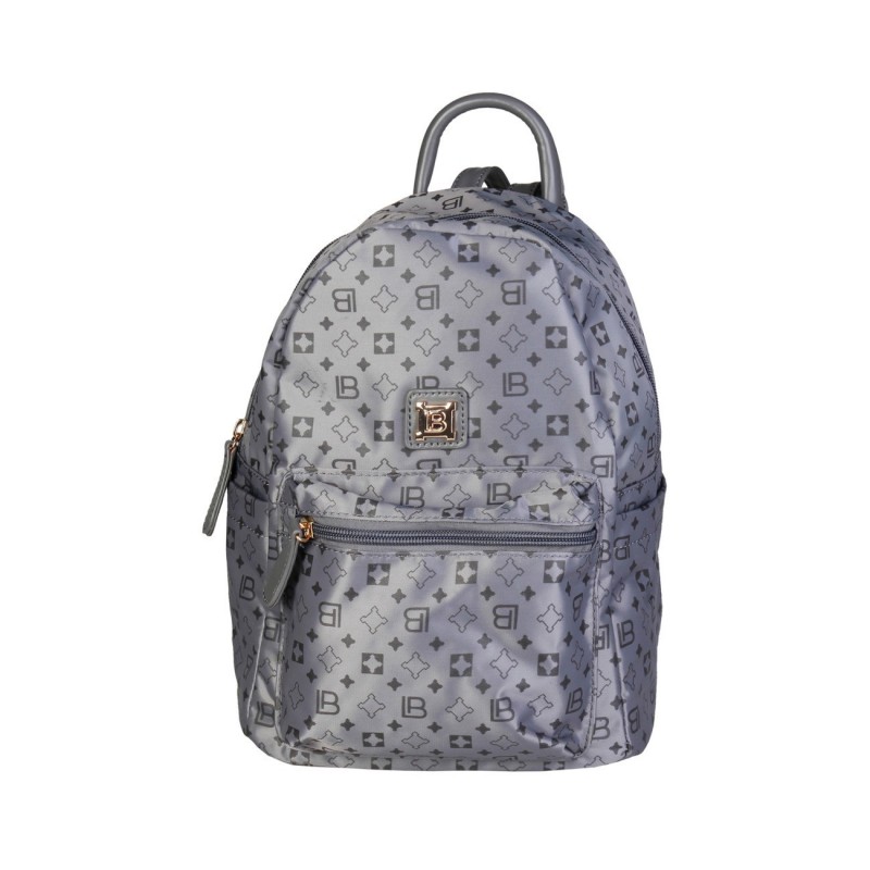Sac à dos Laura Biagiotti Microfibra toile motif imprimé gris Sac à dos Laura Biagiotti Microfibra toile motif imprimé gris