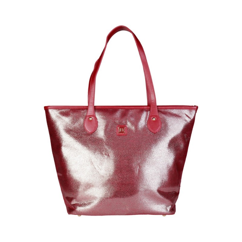 Sac cabas Laura Biagiotti Tapiro effet marbré vieillie rouge Sac cabas Laura Biagiotti Tapiro effet marbré vieillie rouge