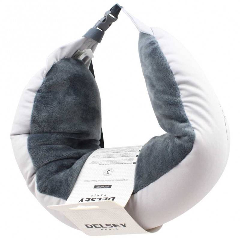 Oreiller ergonomique Multi fonction de voyage Delsey Oreiller ergonomique Multi fonction de voyage Delsey