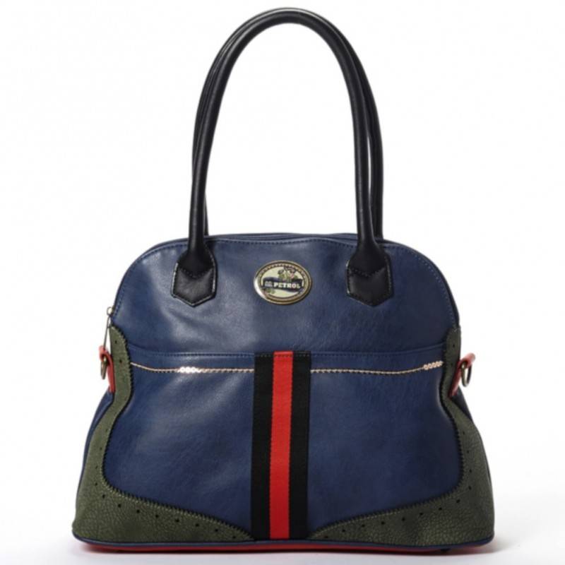 Sac épaule tissu imprimé SMASH LTR-LISA BAG LILI PETROL - 1 Sac épaule tissu imprimé SMASH LTR-LISA BAG LILI PETROL - 1