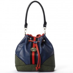 Sac à main cabas imprimé fleurs liberty Lili Petrol MM31 LILI PETROL  - 1